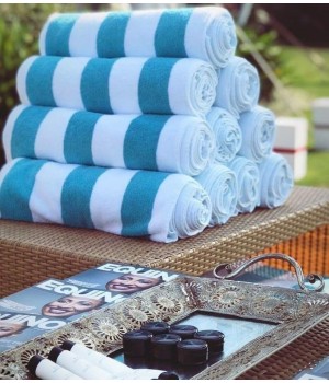 Glodina Hotel Broad Stripe Pool Towel