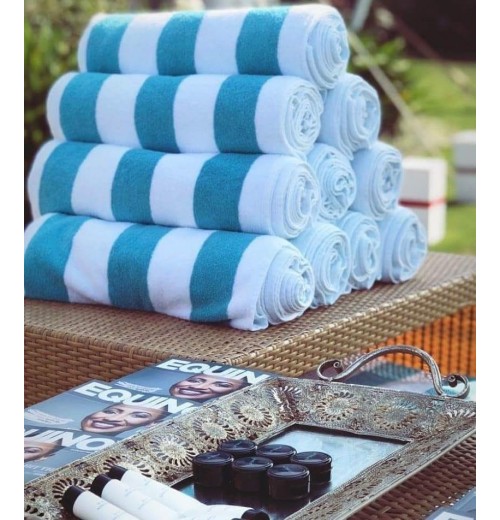 Glodina Hotel Broad Stripe Pool Towel